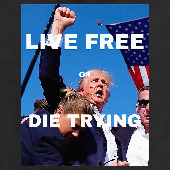 Trump Live Free Or Die Trying Cool Comfort Performance Bucket Hat