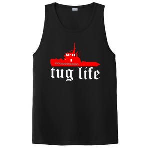 TUG LIFE funny tugboat PosiCharge Competitor Tank