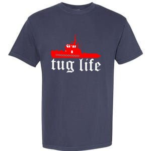 TUG LIFE funny tugboat Garment-Dyed Heavyweight T-Shirt