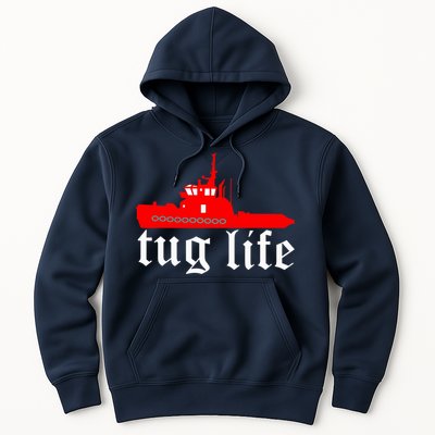 TUG LIFE funny tugboat Hoodie