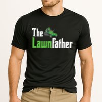 The Lawnfather Funny Lawn Mowing Cooling Performance Crew T-Shirt