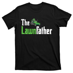 The Lawnfather Funny Lawn Mowing T-Shirt