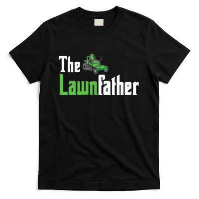 The Lawnfather Funny Lawn Mowing T-Shirt