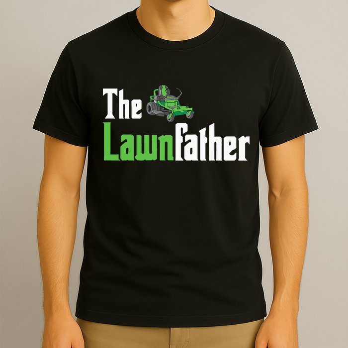 The Lawnfather Funny Lawn Mowing T-Shirt