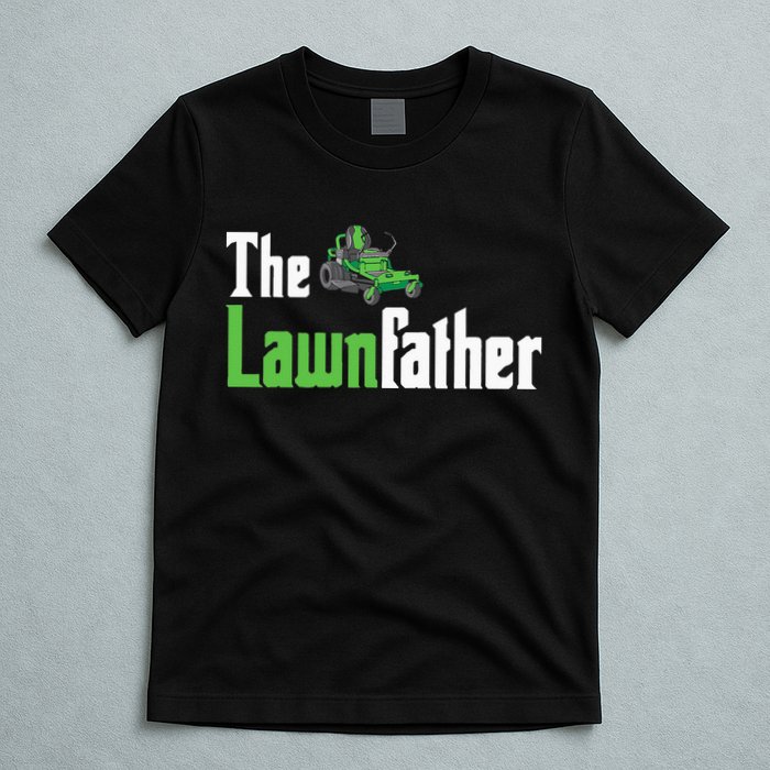 The Lawnfather Funny Lawn Mowing T-Shirt