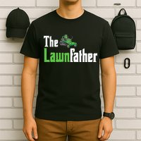 The Lawnfather Funny Lawn Mowing T-Shirt