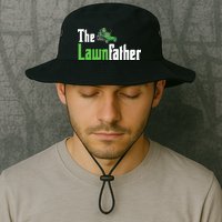 The Lawnfather Funny Lawn Mowing Bucket Hat
