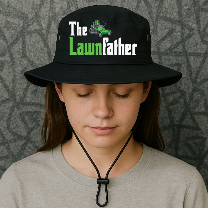 The Lawnfather Funny Lawn Mowing Bucket Hat