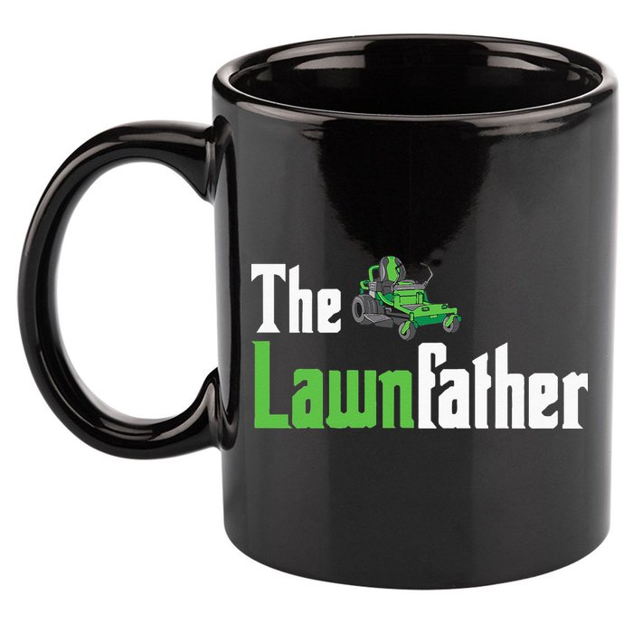The Lawnfather Funny Lawn Mowing 11oz C Handle Ceramic Mug
