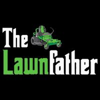 The Lawnfather Funny Lawn Mowing Drawstring Bag