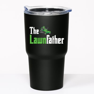 The Lawnfather Funny Lawn Mowing Tumbler