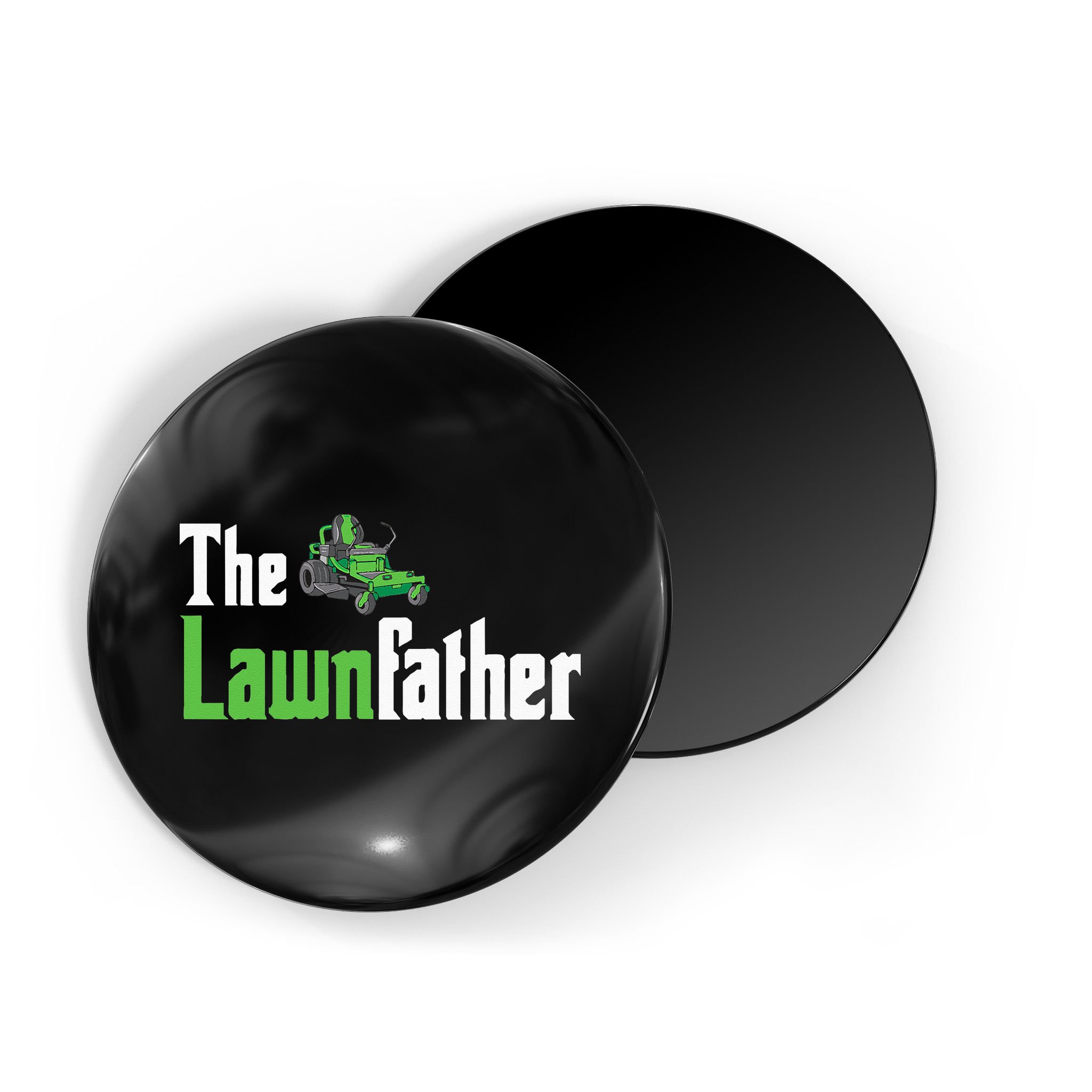 The Lawnfather Funny Lawn Mowing Magnet