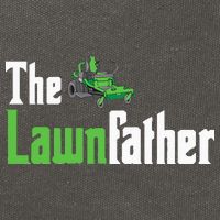 The Lawnfather Funny Lawn Mowing Cotton Canvas Backpack
