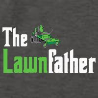 The Lawnfather Funny Lawn Mowing Vector Backpack