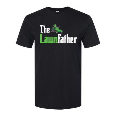 The Lawnfather Funny Lawn Mowing Softstyle CVC T-Shirt