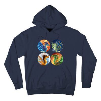 The Lost Fire Heroes Gift Dragon Fire Tall Hoodie