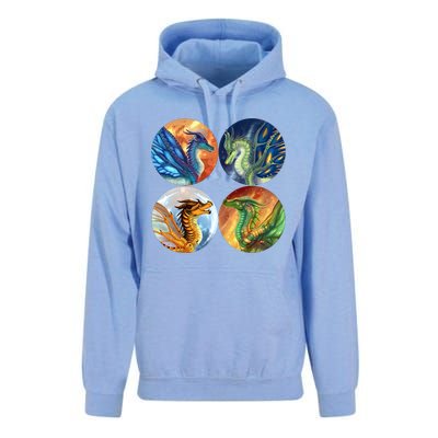 The Lost Fire Heroes Gift Dragon Fire Unisex Surf Hoodie