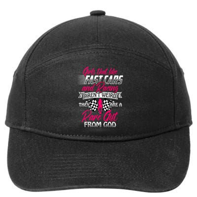 That Like Fast Cars Are Rare Fun Quote For Racing Fans Great Gift 7-Panel Snapback Hat