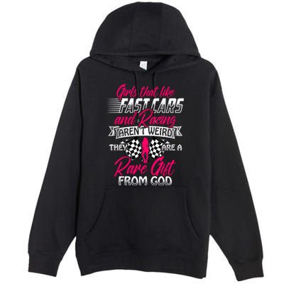 That Like Fast Cars Are Rare Fun Quote For Racing Fans Great Gift Premium Pullover Hoodie