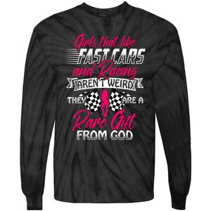 That Like Fast Cars Are Rare Fun Quote For Racing Fans Great Gift Tie-Dye Long Sleeve Shirt