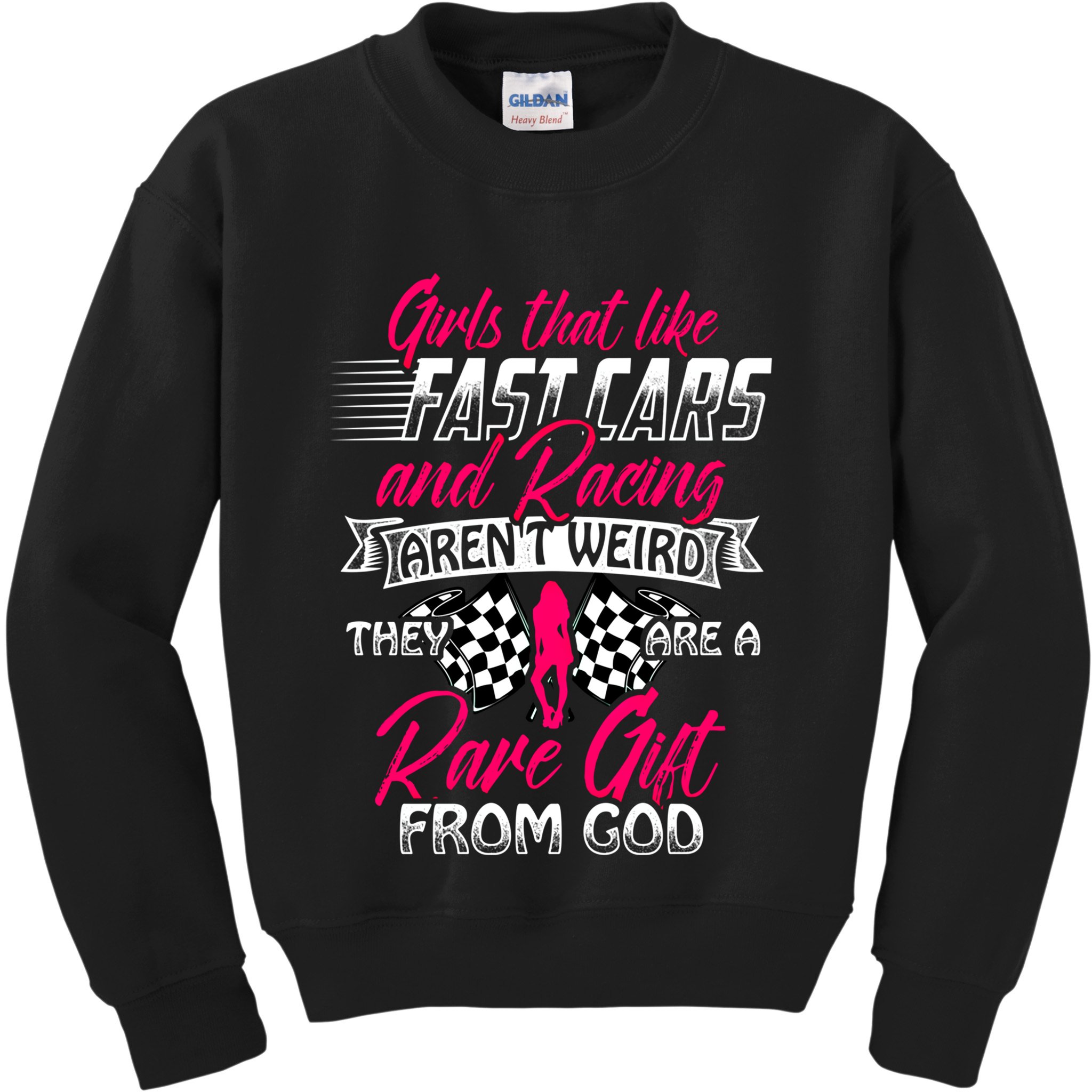 That Like Fast Cars Are Rare Fun Quote For Racing Fans Great Gift Kids Sweatshirt