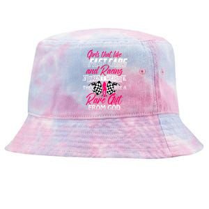 That Like Fast Cars Are Rare Fun Quote For Racing Fans Great Gift Tie-Dyed Bucket Hat