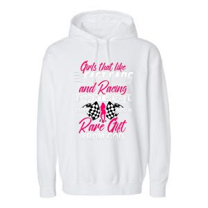 That Like Fast Cars Are Rare Fun Quote For Racing Fans Great Gift Garment-Dyed Fleece Hoodie