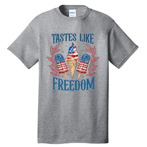 Tastes Like Freedom Happy Independence Day Tall T-Shirt