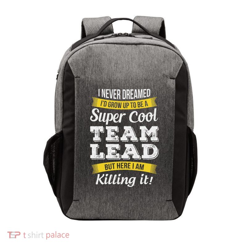 Team Lead Funny Gift Vector Backpack