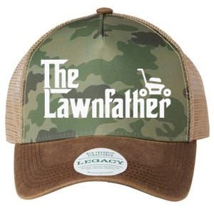 The Lawn Father Funny Lawn Mower Dad Legacy Tie Dye Trucker Hat