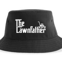 The Lawn Father Funny Lawn Mower Dad Sustainable Bucket Hat