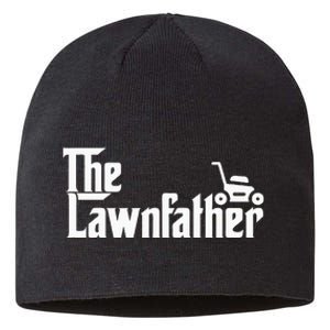 The Lawn Father Funny Lawn Mower Dad Sustainable Beanie