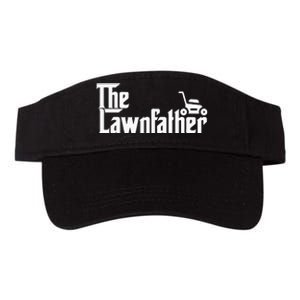 The Lawn Father Funny Lawn Mower Dad Valucap Bio-Washed Visor