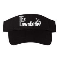 The Lawn Father Funny Lawn Mower Dad Valucap Bio-Washed Visor