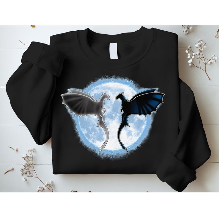 Toothless Light Fury In Space Design For Valentines Day Sweatshirt