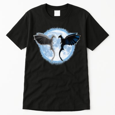 Toothless Light Fury In Space Design For Valentines Day Tall T-Shirt