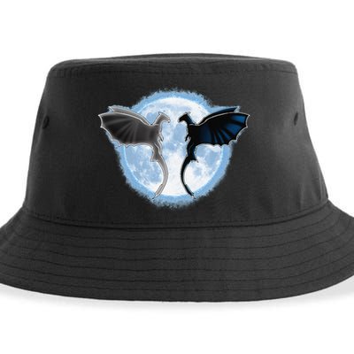 Toothless Light Fury In Space Design For Valentines Day Sustainable Bucket Hat