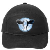 Toothless Light Fury In Space Design For Valentines Day 7-Panel Snapback Hat