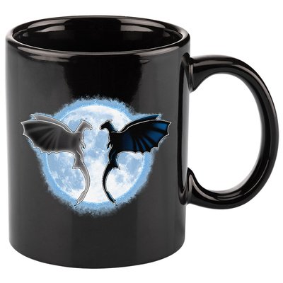 Toothless Light Fury In Space Design For Valentines Day 11oz C Handle Ceramic Mug