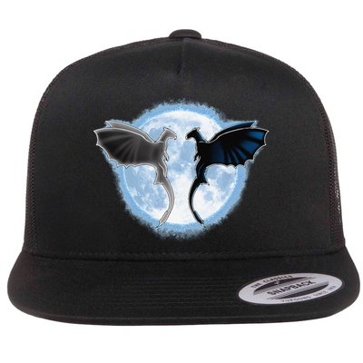 Toothless Light Fury In Space Design For Valentines Day Flatbill Hat