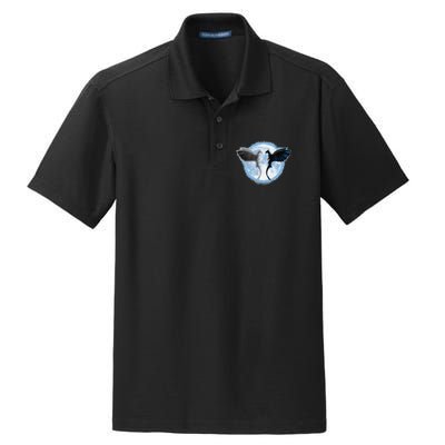 Toothless Light Fury In Space Design For Valentines Day Dry Zone Grid Polo