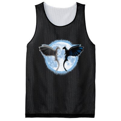 Toothless Light Fury In Space Design For Valentines Day Mesh Reversible Basketball Jersey Tank