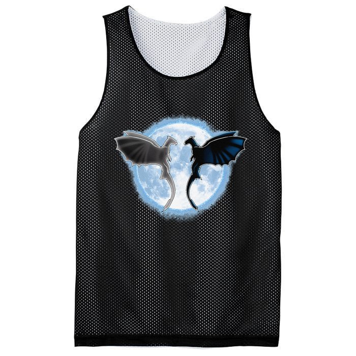 Toothless Light Fury In Space Design For Valentines Day Mesh Reversible Basketball Jersey Tank