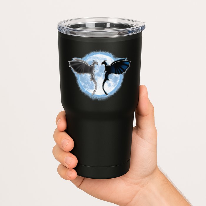 Toothless Light Fury In Space Design For Valentines Day Tumbler