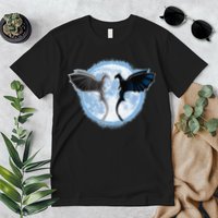 Toothless Light Fury In Space Design For Valentines Day Premium T-Shirt