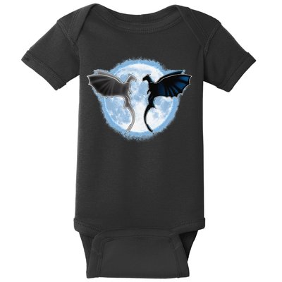 Toothless Light Fury In Space Design For Valentines Day Baby Bodysuit