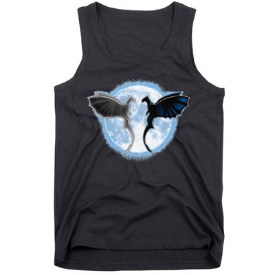 Toothless Light Fury In Space Design For Valentines Day Tank Top