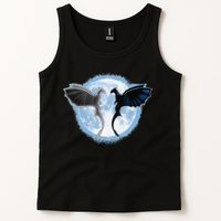 Toothless Light Fury In Space Design For Valentines Day Tank Top