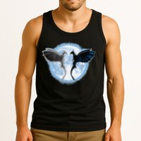 Toothless Light Fury In Space Design For Valentines Day Tank Top