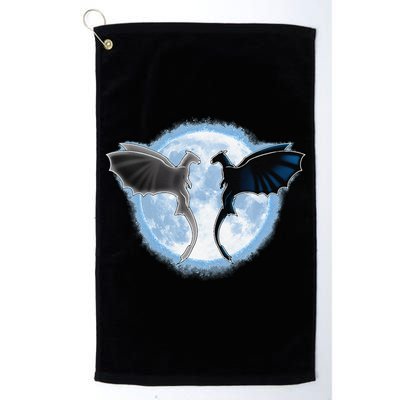 Toothless Light Fury In Space Design For Valentines Day Golf Towel